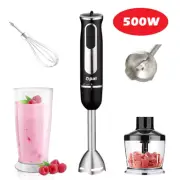 New Portable Stainless Steel Hand Blender Mixer Food Processor Baby food Beater