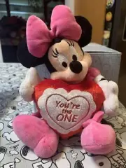 Minnie Mouse Valentines Day You've The One Beanie Plush Doll Vintage Rare NWT