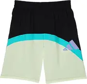 [adidas] Boy's Galaxy Woven Shorts (Bid Kids) Light Purple SM (8 Big Kid)