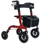 Rollator Walker for Seniors, Lightweight Foldable All Terrain Rolling Walker