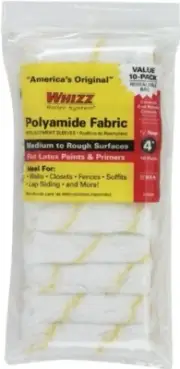 NEW Whizz 25001F Polyamide Fabric Paint Roller Covers 1/2 in. L x 4 in. W