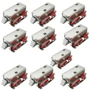 (10Pcs) Electric Lock Solenoid Cabinet Drawer Door Lock 12V DC 1.1A
