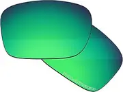 [Boldbright] Replacement Lenses Compatible with Oakley Big Taco OO9173 Sunglasses - Emerald Green