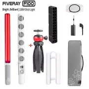 ZHIYUN FIVERAY F100 COMBO 100W RGB LED Video Stick Light 2700K-6200K + Tripod