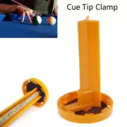 Snooker L*shaped Pool Cue Tip Clamp Billiards Holder Repair Tools Plastic Ind~'l