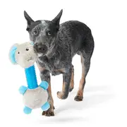 Mix Or Match 20 Plush Animal Long TPR Neck Dog Toy Assorted