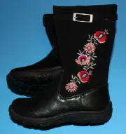 9 NWT Pumpkin Patch FROM RUSSIA WITH LOVE Black Riding BOOTS Shoes Girls
