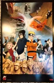 2023 NYCC Viz Naruto Shippuden 12 X 18 Promo Poster Brand New Mint Pristine