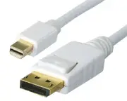 Astrotek 2m Mini DisplayPort DP to DisplayPort DP Converter Cable - Thunderbolt Male to Male DP for MacBook Pro Mac Air Microsoft Surface 2/3/4
