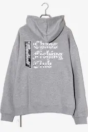 L 2023Aw Chaos Fishing Club Radiall Radial Chrome Letters Hoodie