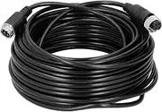 Nutriess 20m 4 Pin Car Camera Cable Anti Disruption Video Extension Cord for Auto Truck Bus Monitoring Systems (10m / 32.8ft)