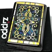 Zippo Armor Shell Heritage Natural Shell Inlay Black Nickel Mirror Finish Japan