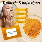 1/3PCS Turmeric Hand Made Soap100g Lemon Kojic Acid Soap Shower And Facial Soap