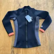 Dive Sail Wetsuit Top Women’s Size L Long Sleeve Runs Small True Size 3/4 Black