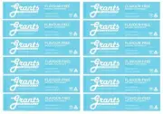 12 x Grants Flavour-Free Toothpaste with No Mint Fluoride Free 90g