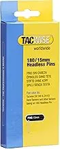 Tacwise 478 Type 180/15mm 18G Headless Pins - (Box 2000), Silver