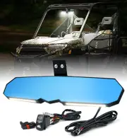 Xprite 13" UTV Rear View Center Mirror w/ LED Light For 2020+ Polaris RZR PRO XP