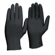 PROCHOICE 100 Pack XL HD Nitrile Black Disposable Gloves MDNPFHDXL