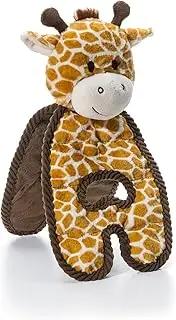 Outward Hound by Charming Pet Cuddle Tugs Giraffe Plush Squeaky Dog Toy