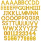 82 Pcs Gold Iron On Letters for Clothing, Alphabet Patches for Arts & Crafts
