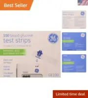 Diabetic Strips 100 Count Compatible Easy Blood Glucose Monitoring