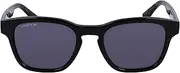 [Lacoste] Men's Sunglasses L986S - Black with Solid Grey Lens, 52/20