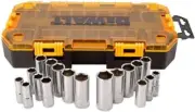 DEWALT DWMT73812 Tool Kit 3/8'' Drive Deep Socket Set, 20 Piece