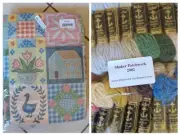 2002 Primavera UK Kingdom Needlepoint Tapestry Embroidery Kit Shaker Patchwork