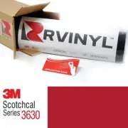 3M 3630 Scotchcal Regal Red 83 Translucent Vinyl Film Craft Sign DIY Sheet Roll