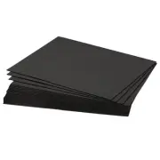 EVA Foam Sheets Black 10.8 x 8.5 Inch 1.7mm Thick Crafts Foam Sheets 20Pcs