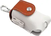 YiZYiF Portable Mini Golf Waist Storage Pouch, Color-Block PU Leather Design, Bag Hanging Accessory & Outdoor Carry Pouch