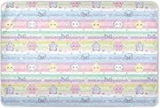 Bow Star Cartoon Baby Bed Pad Soft Absorbent Bed Wetting Sheet Machine Washable Toddler Bedding Products for Kids Bedwetting , 52" L x 34" W