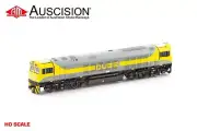 Auscision (SDA1-12) QBX002 Qube - Yellow/Grey - HO Scale