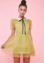 [Sugar Thrillz] Wild Wanderlust Organza Babydoll Dress