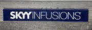 SKYY VODKA INFUSIONS Blue Rubber Bar Rail Runner Spill Mat 23-5/8" X 3-3/8" NEW