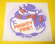 Vintage TREND Scratch & Sniff MATTE Sticker, MIGHTY FINE Snowman, VANILLA Scent