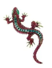 Gecko Salamander Lizard Brooch Pin Fashion Jewelry FAST Shipping US Stock