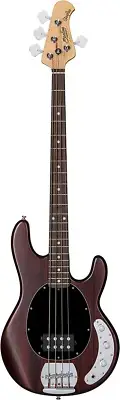 RAY4-WS-R1 Stingray Ray4 Bass Guitar, Walnut Satin, Walnut Satin