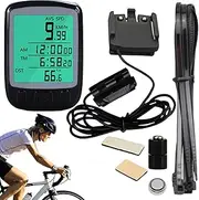 Bike Speedometer - Multifunctional Bike Computer with Real-Time Tracking | Accurate Cycling Speedometer with Road & mtbe | Wired Bikes Ideal for Daily and Long-Distance Riding