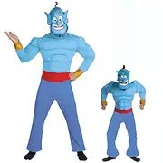 Aladdin Fairy Tale Genie Outfits Costume Storybook Characters Cosplay Movie Cosplay for Boys Kid's Halloween Performance Educational Dress Up School Event Dres