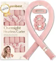 Yanibest Heatless Hair Curler to Sleep In, Overnight Curl Headband for Natura...