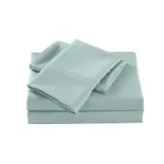 Royal Comfort Bed Sheet Set w/ 2x Pillowcases Bamboo Cooling 2000TC Frost