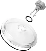 Pool Leaf Trap Cover Lid - Leaf Catcher Filtration Cover | Pool Sand Filter Replacement Parts with Valve and Rings for Specific Models