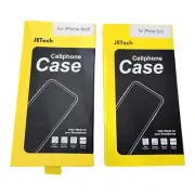 Set Of 2 JETech Mobile Phone iPhone 6s and 6 Clear and Red Bumper Case Cover
