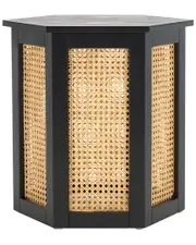 Safavieh Danez Hexagon Cane Accent Table