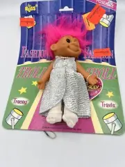 RUSS Troll Doll 7" Poseable TRACEY in Silver Gown - New on Card