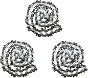 3Pcs 8 Inch Bar Length Chainsaw Chain 3/8" LP Pitch 0.043" Gauge 33 Drive Links Semi Chisel Compartible for Ryobi RPP 720 RY43161 18V One Plus Compartible for Ozito PPE-750 Pole Saw