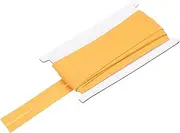 uxcell 1 Inch Single Fold Bias Tape Cotton Continuous Bulk Bias Tape for Sewing, Seaming Quilting Hemming Binding Crafts Simple Packaged (Light Yellow 10 Yards)