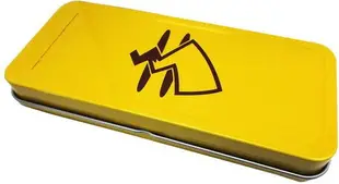 大賀屋 日本製 皮卡丘 鐵盒 鉛筆盒 筆盒 鐵筆盒 收納盒 化妝盒 刷具盒 鋼筆盒 盒子 正版 J00050203