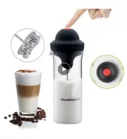 Portable Milk Frother Electric Foamer Coffee Foam Maker Milk Shake Mixer Battery
